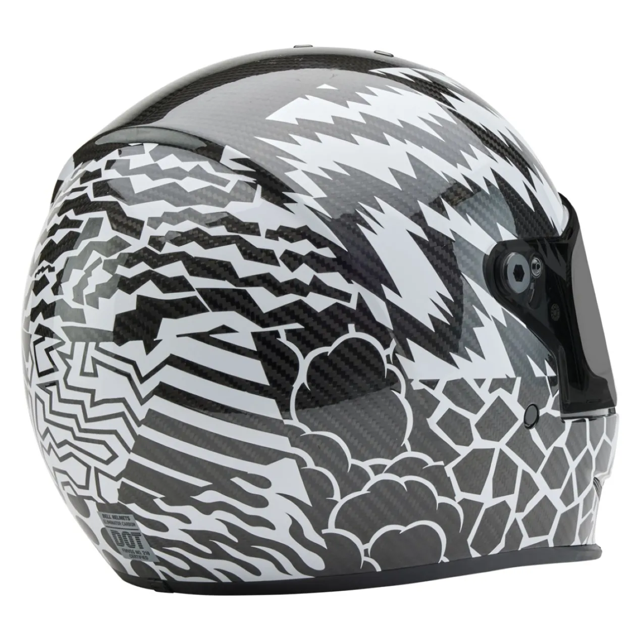 Casco Bell Eliminator Carbon 2026 Deathspray Nero Bianco