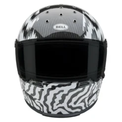 Casco Bell Eliminator Carbon 2026 Deathspray Nero Bianco