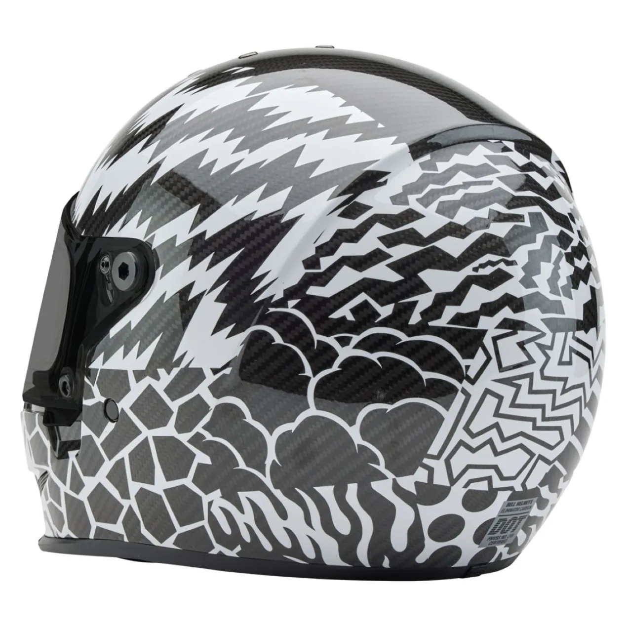Casco Bell Eliminator Carbon 2026 Deathspray Nero Bianco