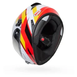 Casco Bell Lithium 2026 Nova Bianco Rosso