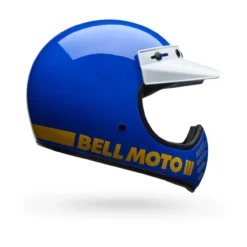 Casco Bell Moto-3 Classic Blu