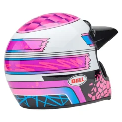 Casco Bell Moto-3 Deathspray Rosa Viola