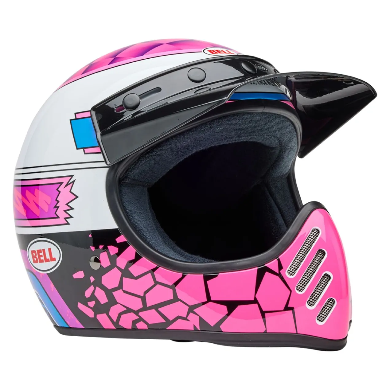 Casco Bell Moto-3 Deathspray Rosa Viola