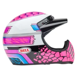 Casco Bell Moto-3 Deathspray Rosa Viola