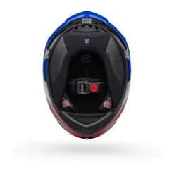 Casco Bell Race Star Dlx Roland Sand Old Glory Rosso Blu