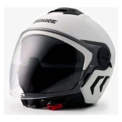 Casco Blauer Demi Jet Dj01 Mono Glossy White