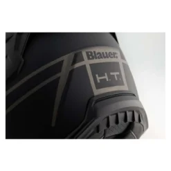 Casco Blauer Jet Jj01 Glossy White/red