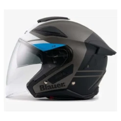 Casco Blauer Jet Jj01 Matt Titanium