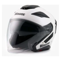 Casco Blauer Jet Jj01 Mono Glossy White