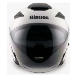 Casco Blauer Jet Jj01 Mono Glossy White