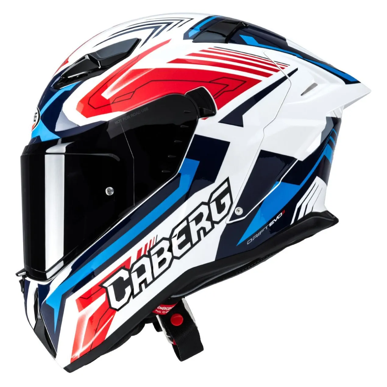 Casco Caberg Drift Evo II Jarama White / Red / Blue