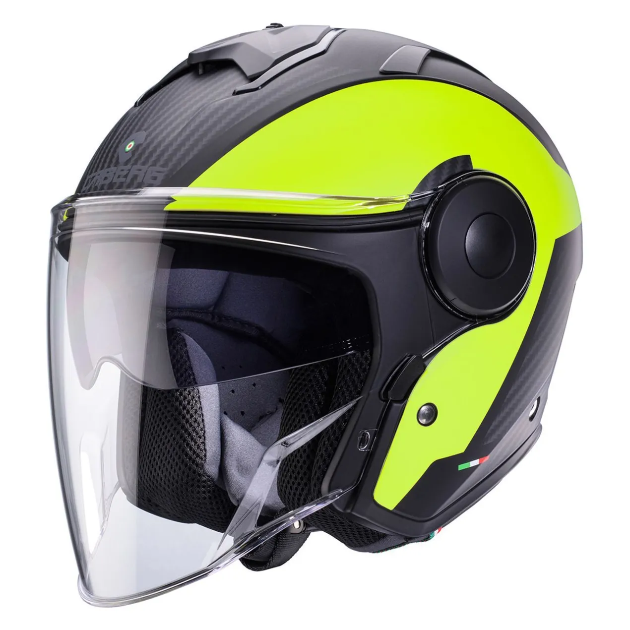 Casco Caberg Soho Milano Matt Black / Yellow