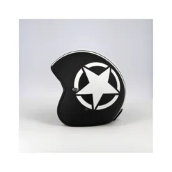 Casco Calotta Piccola Omologata Premier Le Petit Star Nero Opaco
