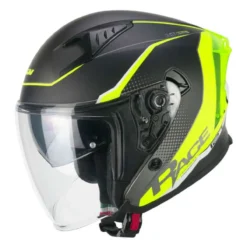 Casco Cgm 127g Deep Race Grafite Giallo Fluo