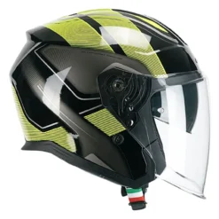 Casco Cgm 136g Rna Sport Nero Giallo Fluo