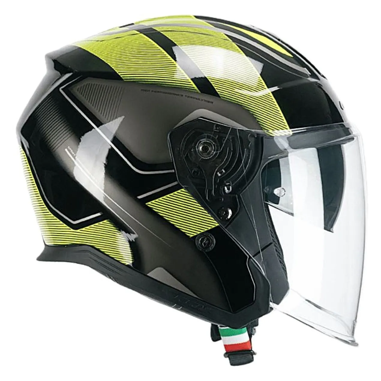 Casco Cgm 136g Rna Sport Nero Giallo Fluo