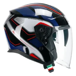 Casco Cgm 136g Rna Sport Nero Rosso Blu