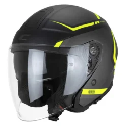 Casco Cgm 136m Rna Fibra Ride Nero Giallo Fluo Opa