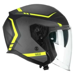 Casco Cgm 136m Rna Fibra Ride Nero Giallo Fluo Opa