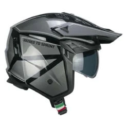Casco Cgm 155s Rush Race Nero Grafite