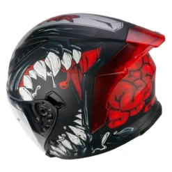 Casco Cgm 127x Deep Freaker Nero Rosso Opaco