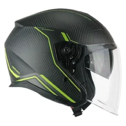 Casco Cgm 136x Rna Pro Street Carbon Giallo Fluo O