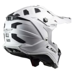 Casco Cross Ls2 Mx700 Subverter Solid Gloss White