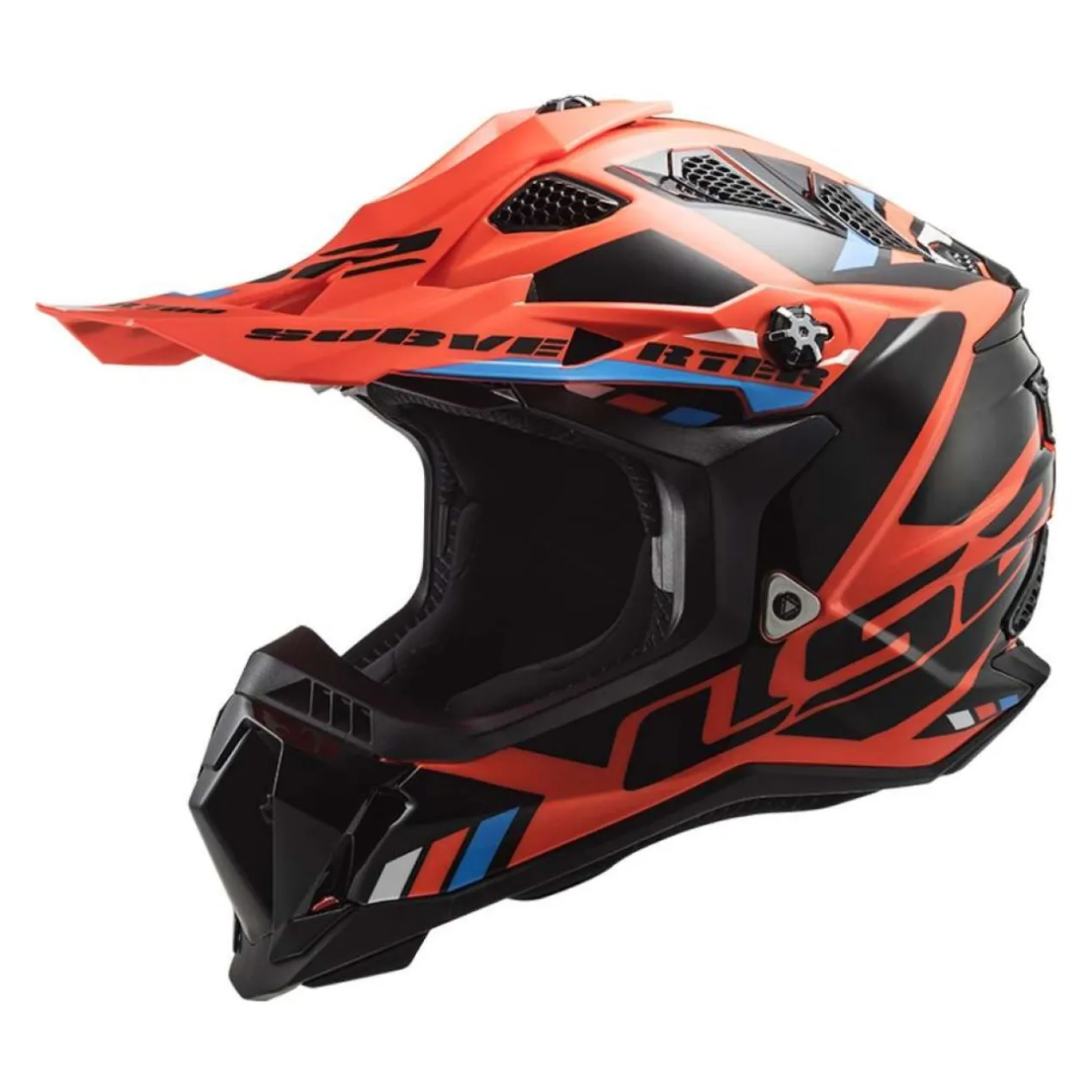 Casco Cross Ls2 Mx700 Subverter Stomp Fluo Orange Black