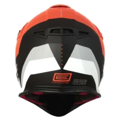 Casco Cross Origine Hero Mx Orange - Black Matt