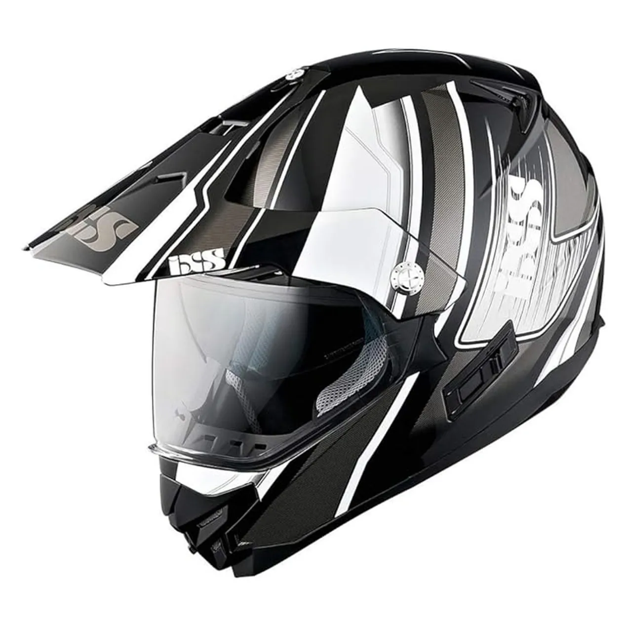 Casco Da Cross Ixs Hx 207 Atlas Nero Fant