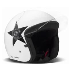 Casco Demi-jet Dmd P1 Color Star White