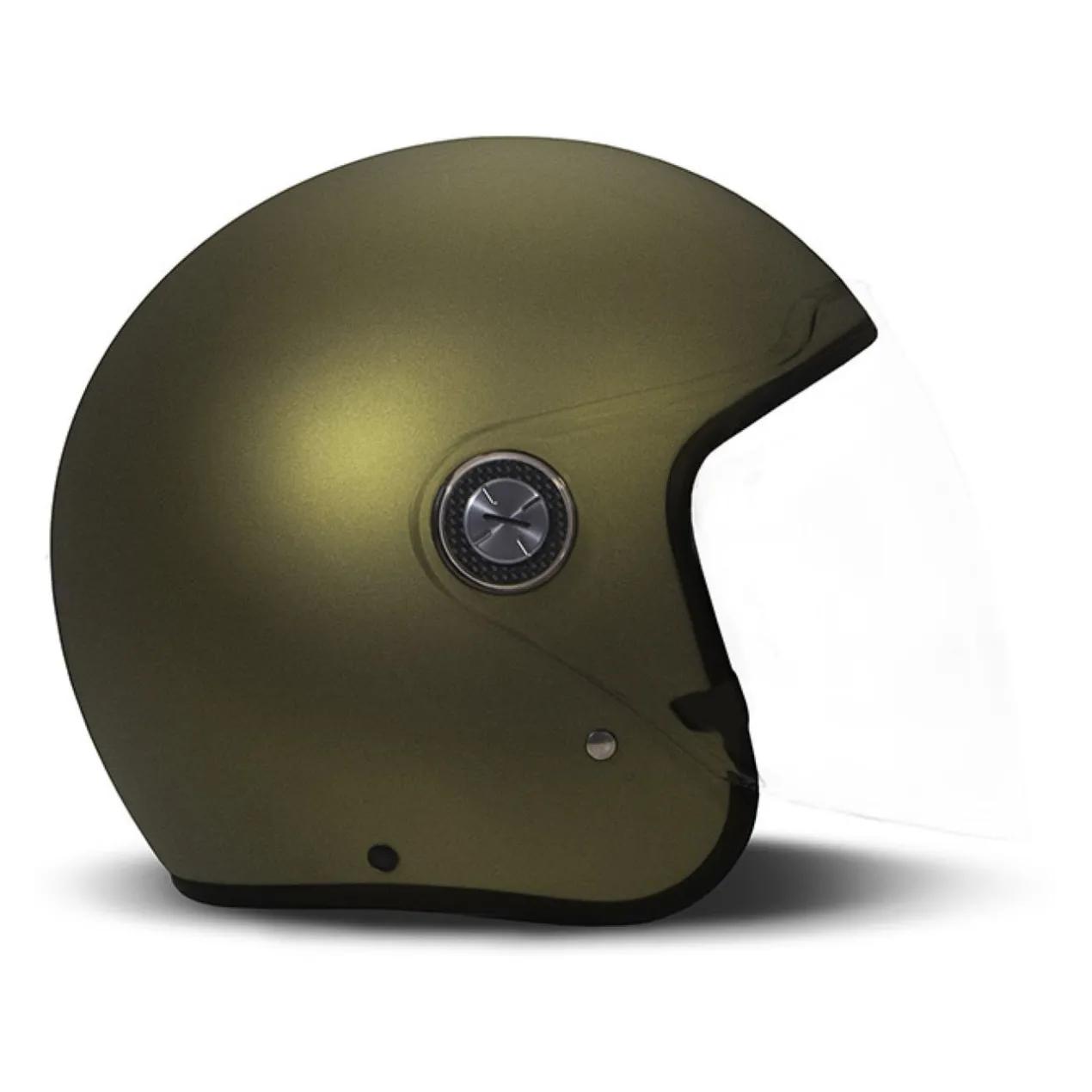 Casco Demi-jet Dmd P1 Mono Olive Gold