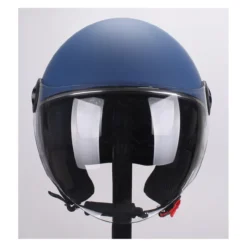 Casco Demi Jet Jfm 500 Con Sunvisor Blu Opaco