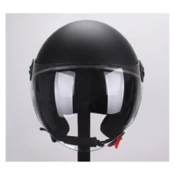 Casco Demi Jet Jfm 500 Con Sunvisor Nero Opaco