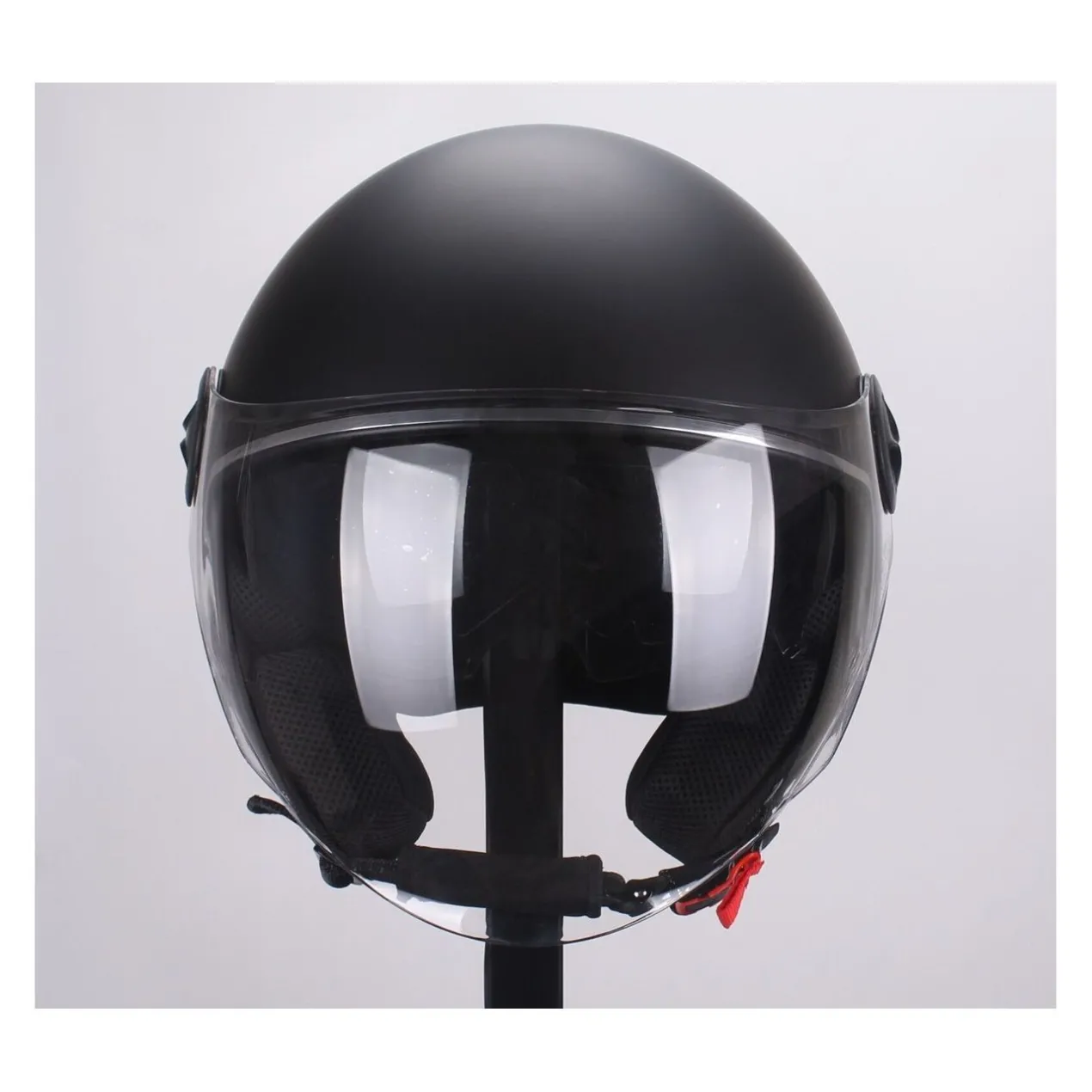 Casco Demi Jet Jfm 500 Con Sunvisor Nero Opaco