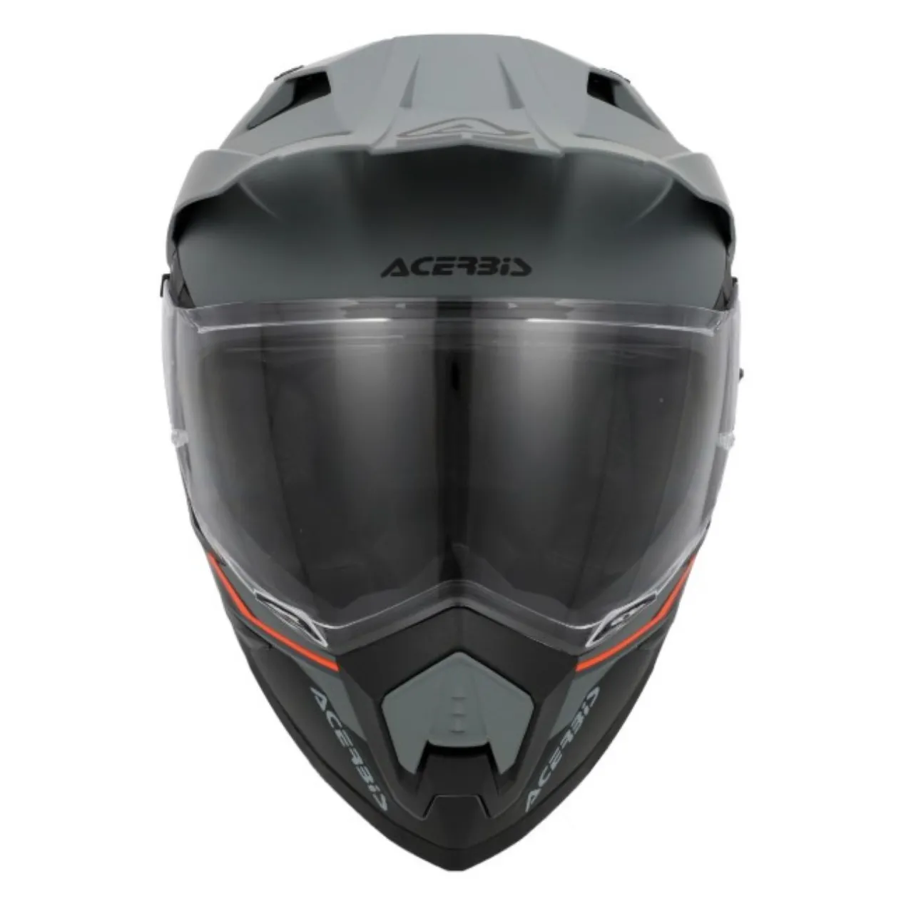 Casco Enduro Acerbis Assault Graphic Nero Arancio Fluo