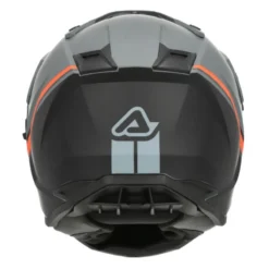 Casco Enduro Acerbis Assault Graphic Nero Arancio Fluo