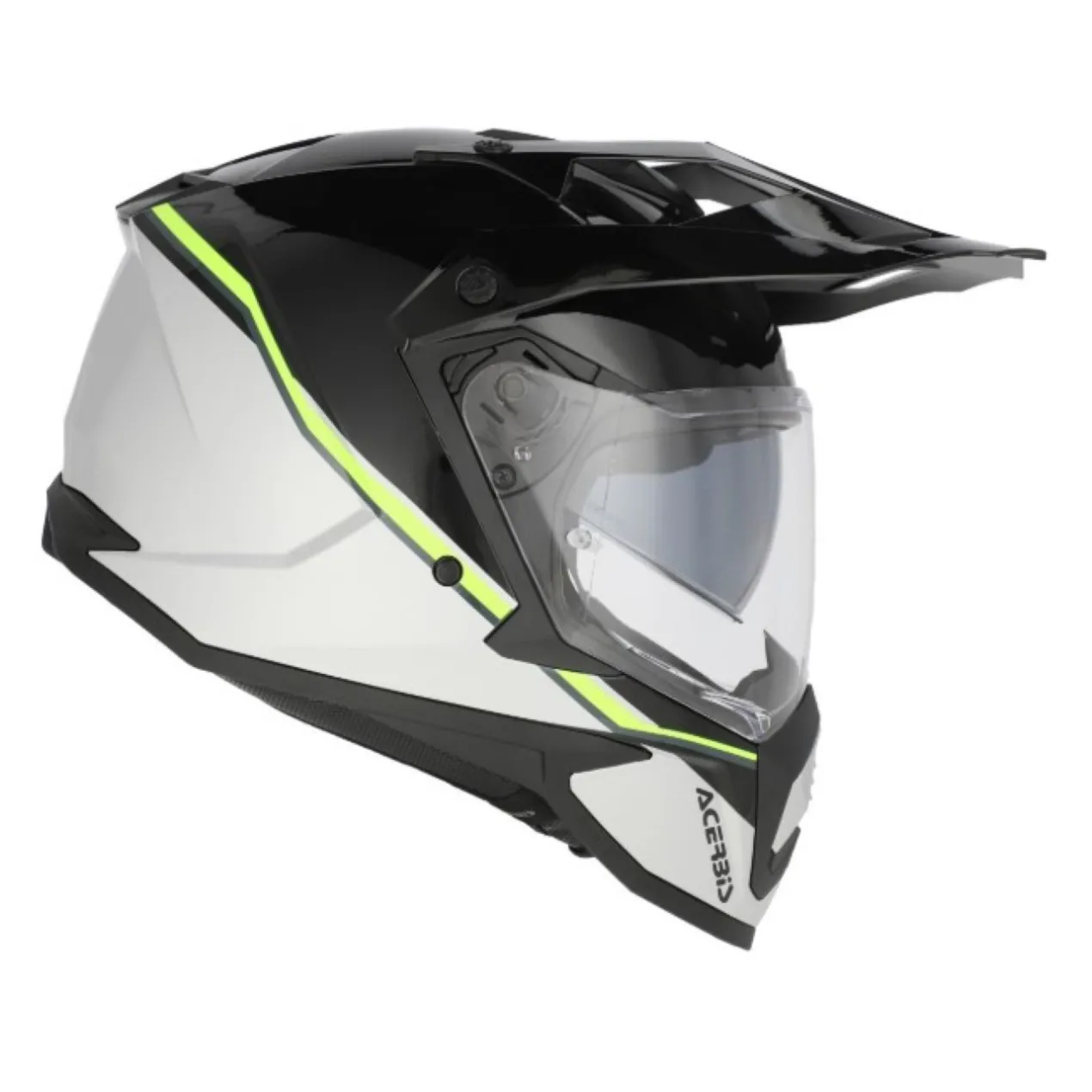 Casco Enduro Acerbis Assault Graphic Black Fluo Yellow
