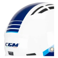 Casco Estivo Cgm 116a Air Mono Bianco Blu