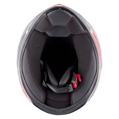 Casco Givi Integrale 50.6f Stoccarda Follow Bianco Rosso Nero