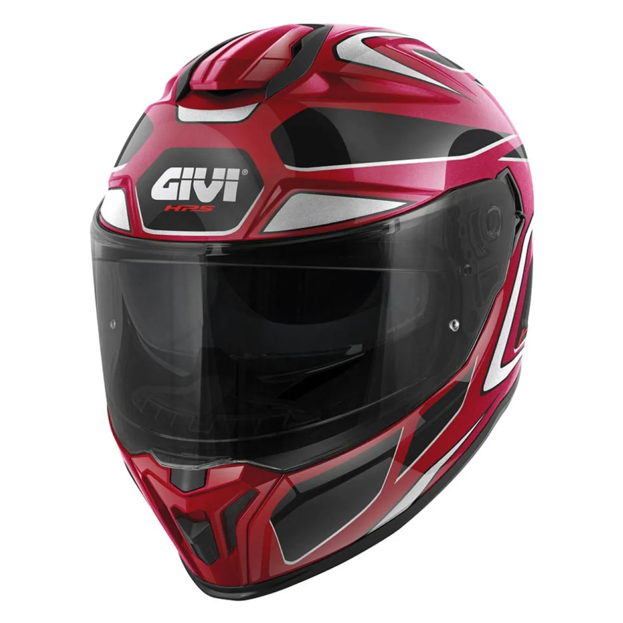 Casco Givi Integrale 55.1 Zephir Bordeaux Nero Argent