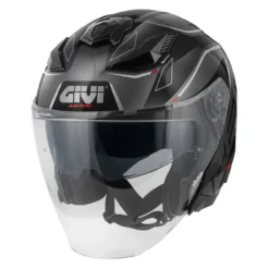 Casco Givi Jet Abs X31f Graphic Impact Nero Titanio Rosso
