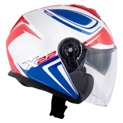 Casco Givi Jet Hx22f Planet Bianco/blu/rosso