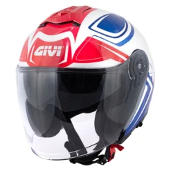 Casco Givi Jet Hx22f Planet Bianco/blu/rosso