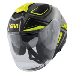 Casco Givi Jet Hx22f Planet Titanio/nero