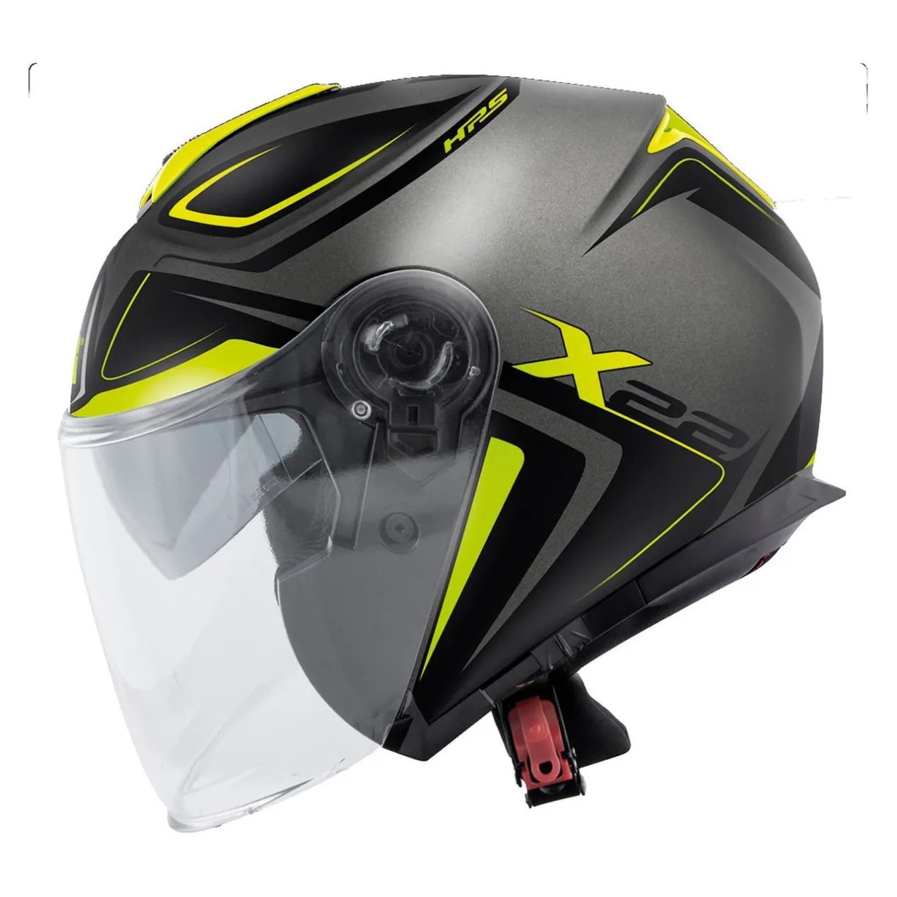 Casco Givi Jet Hx22f Planet Titanio/nero