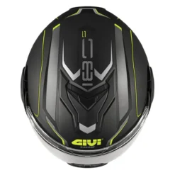 Casco Givi Reversibile X36 Pulse Nero Opaco Argento G