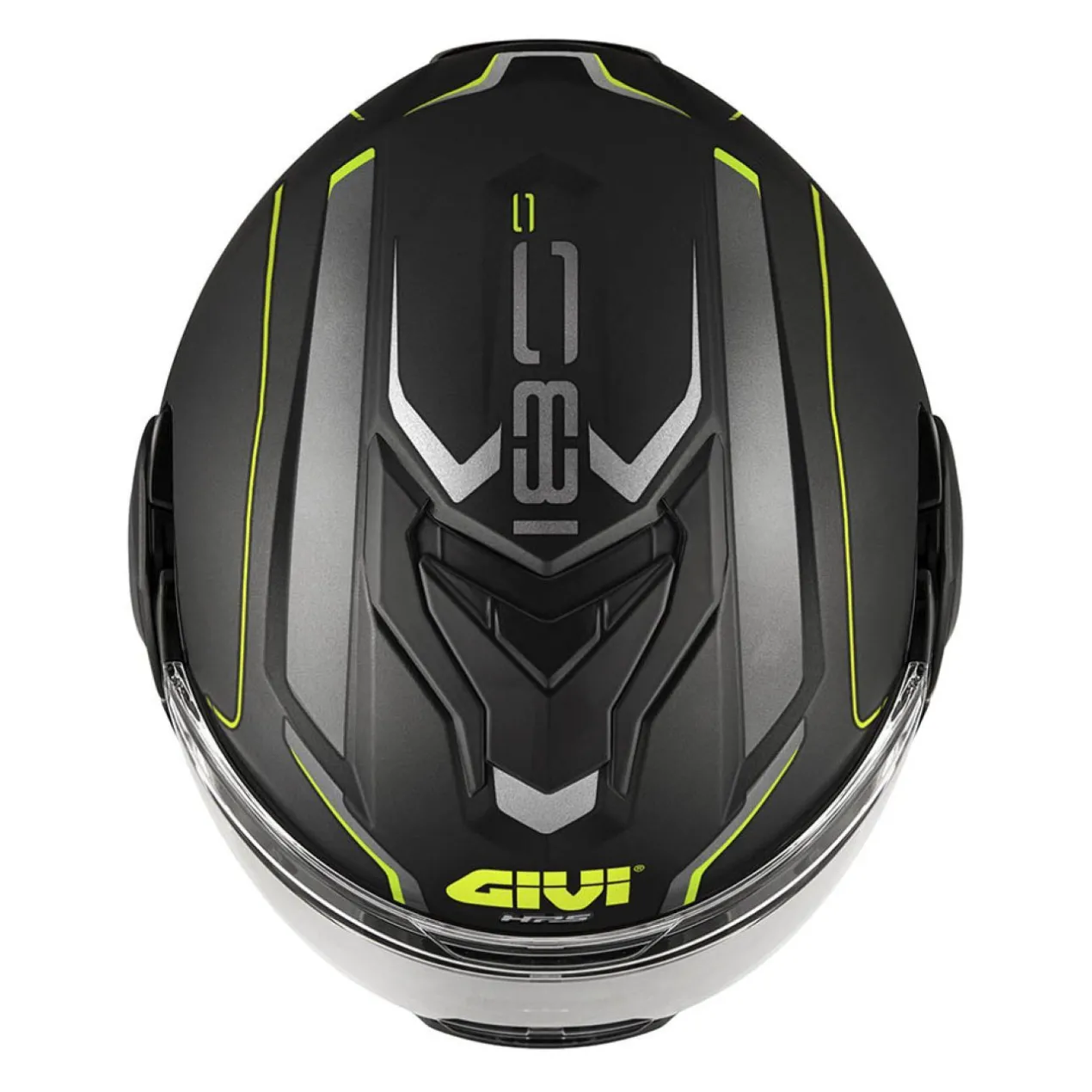 Casco Givi Reversibile X36 Pulse Nero Opaco Argento G