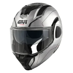 Casco Givi Reversibile X36 Pulse Argento Nero Grigio