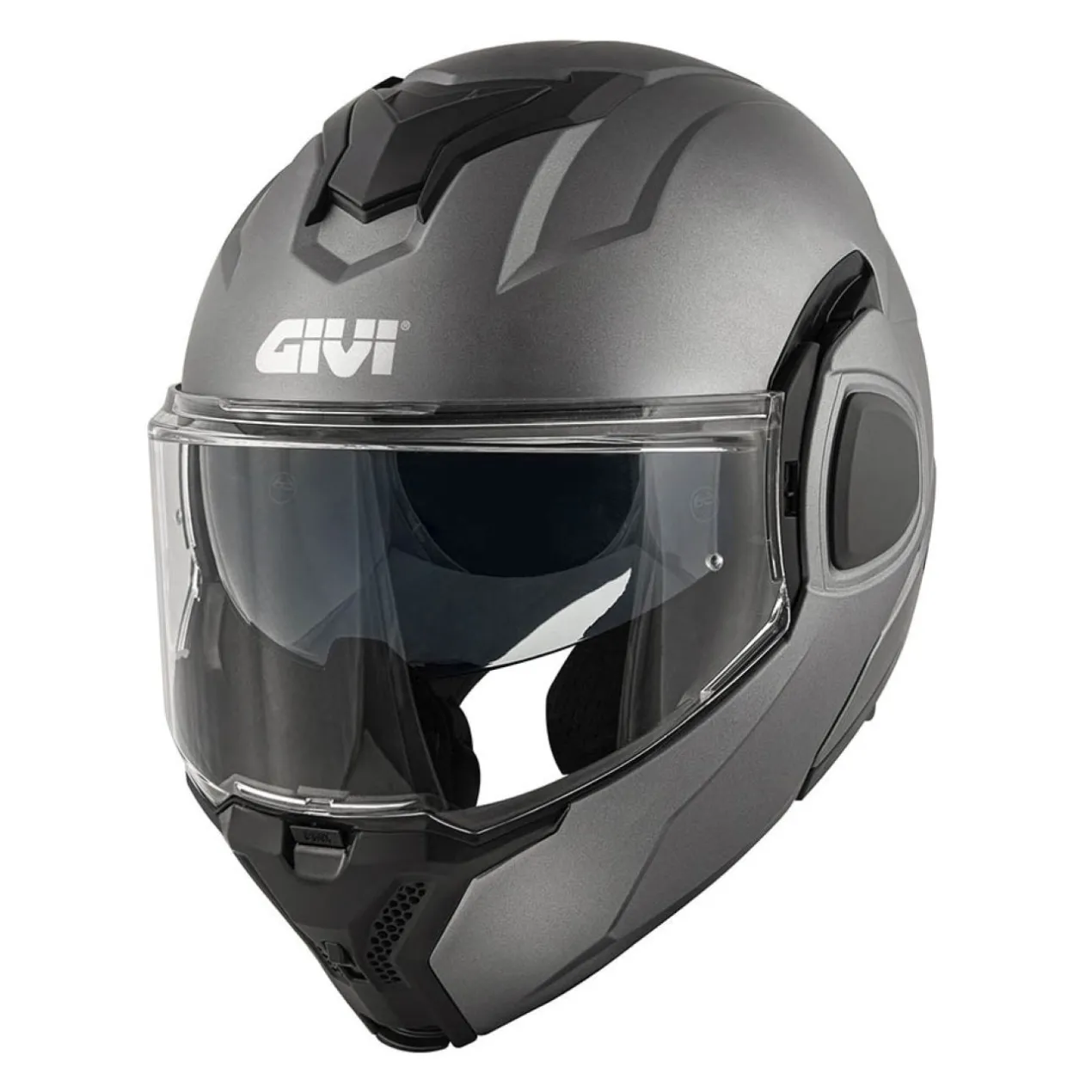 Casco Givi Reversibile X36 Solid Color Titanio Opaco